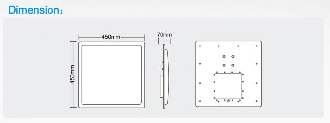 주차를 위한 방수 장거리 Uhf Rfid 독자 Wiegand 26/34 TCP/IP 와이파이