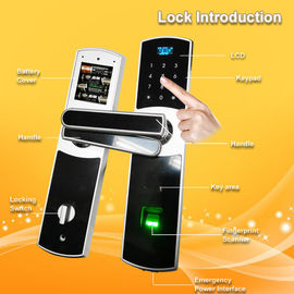 Waterproof Touch Screen Password Door Lock with Reversible Handle