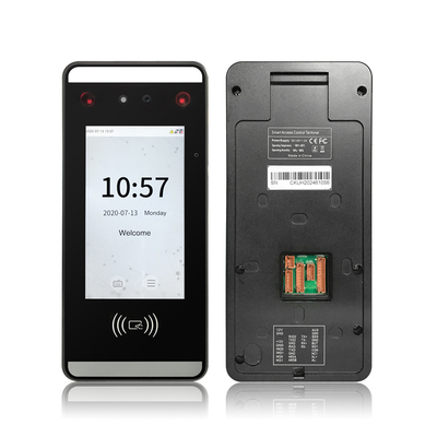 팜 리더와 얼굴 인식은 온도 디텍티로 제어 시스템과 RFID 카드시 출결 단말기에 접근합니다