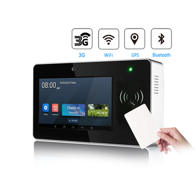 무선 3G 안드로이드 지문 RFID 카드 와이파이 및 GPS와 함께 시간 참석 시스템 터미널