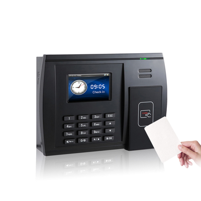 Punch Card RFID Card Reader Time and Attendance Machine with TCP/IP and USB Port